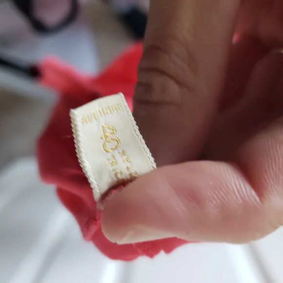 1960s Vintage 40" Bust Pink Lace Half Dress Slip Nightgown Loungewear #16 - Picture 7 of 11